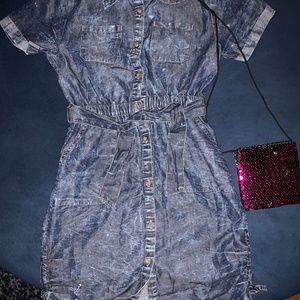 Denim dress